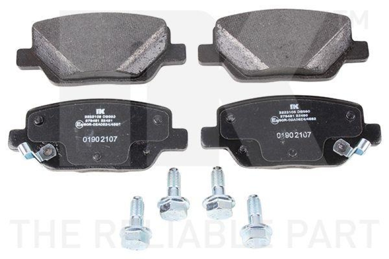 NK 2223105 Bremsbelagsatz, Scheibenbremse f&uuml;r FIAT
