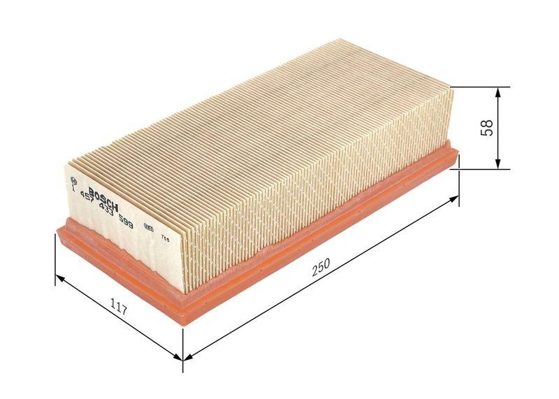 BOSCH 1 457 433 599 Luftfilter