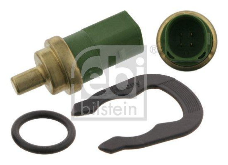 FEBI BILSTEIN 32510 Kühlmitteltemperatursensor mit Dichtung und Haltefeder für VW-Audi