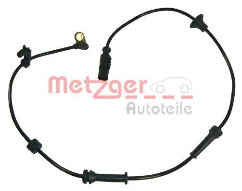 METZGER 0900673 Sensor, Raddrehzahl f&uuml;r CITROEN/PEUGEOT/TOYOTA HA links/rechts