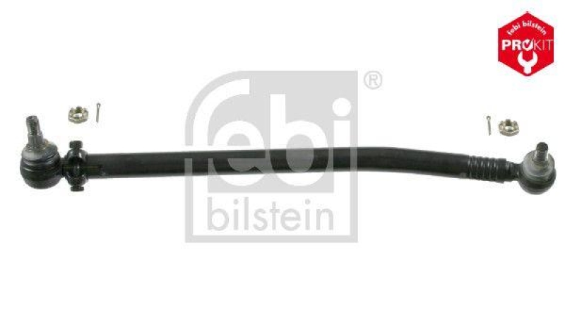 FEBI BILSTEIN 09308 Lenkstange mit Kronenmuttern und Splinten, vom Lenkgetriebe zur 1. Vorderachse f&uuml;r Mercedes-Benz