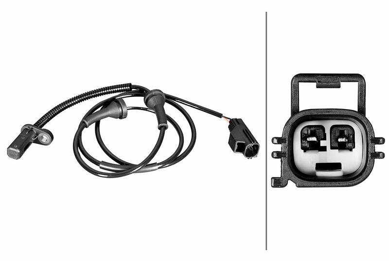 HELLA 6PU 358 218-421 Sensor, Raddrehzahl