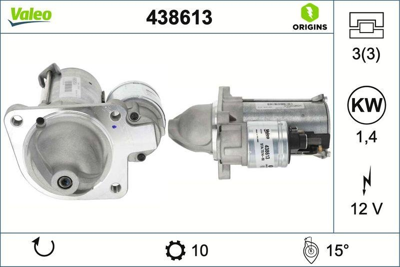 VALEO 438613 Starter Neu - ORIGINS