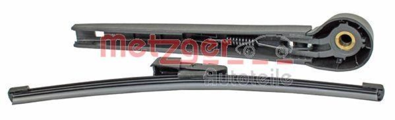 METZGER 2190290 Wischarm, Scheibenreinigung für SEAT/VW hinten M.KAPPE M.WISCHBLATT