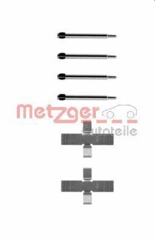 METZGER 109-0903 Zubeh&ouml;rsatz, Scheibenbremsbelag f&uuml;r ALFA/AUDI/MB/VOLVO/VW
