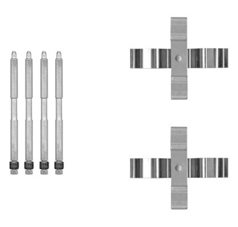 HELLA 8DZ 355 206-271 Zubeh&ouml;rsatz, Scheibenbrem