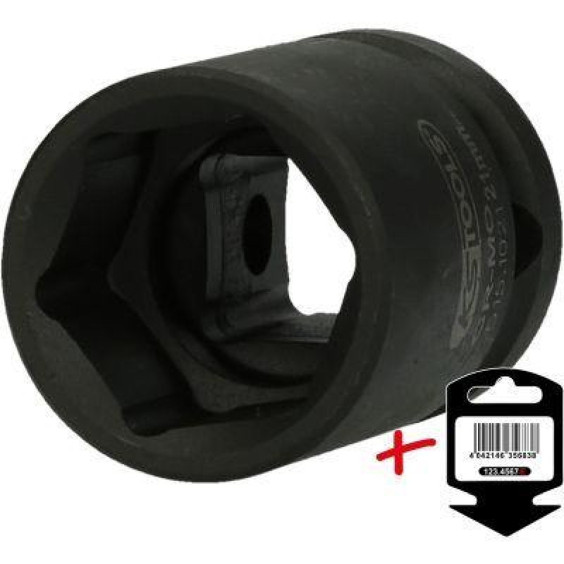 KS TOOLS 515.1021-E 1/2" Sechskant-Kraft-Stecknuss