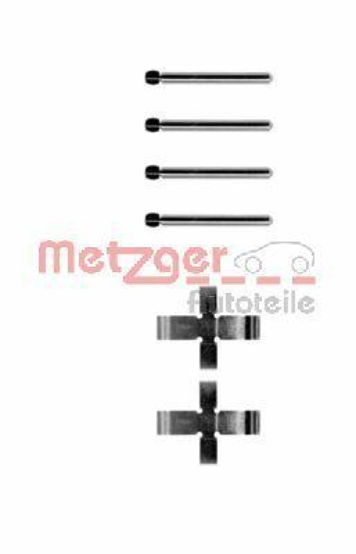 METZGER 109-0905 Zubeh&ouml;rsatz, Scheibenbremsbelag f&uuml;r ALFA/BMW/VW