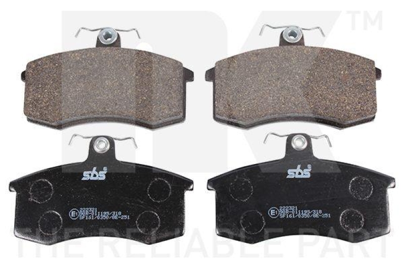 NK 222321 Bremsbelagsatz, Scheibenbremse f&uuml;r DATSUN, LADA