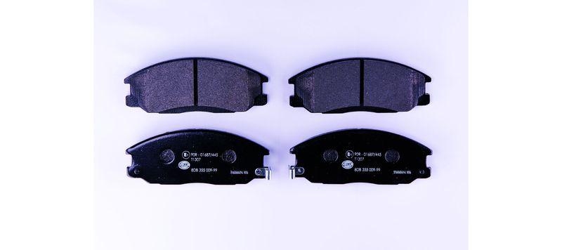HELLA 8DB 355 009-991 Bremsbelagsatz, Scheibenbremsbelag f&uuml;r HYUNDAI/SSANGYONG
