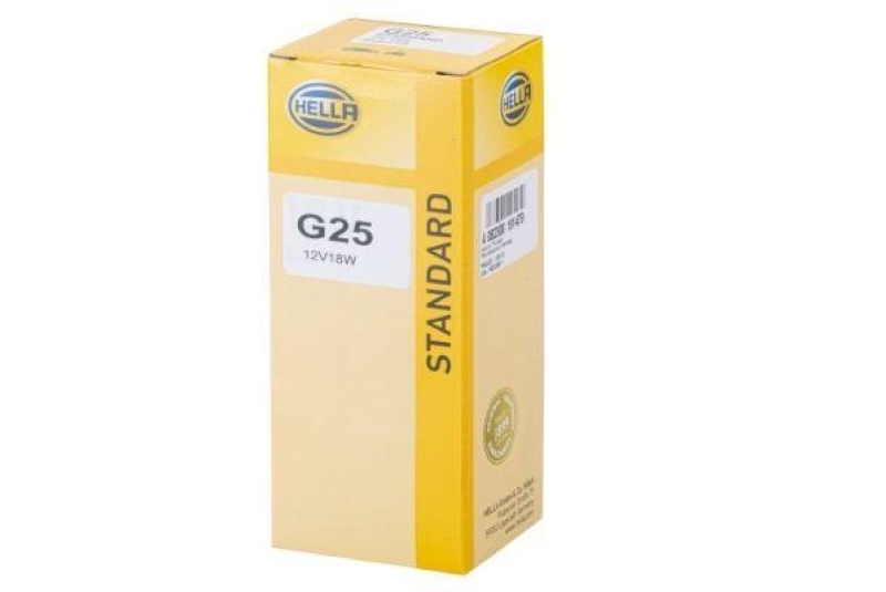 HELLA 8GA 002 072-121 Glühleuchte 12V R BA15s