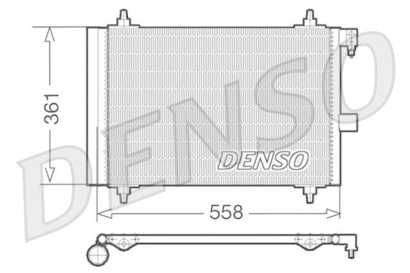 DENSO DCN21025 Kondensator A/C