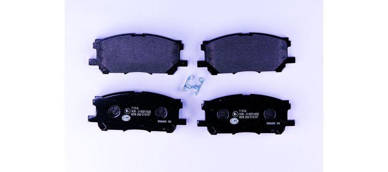 HELLA 8DB 355 010-071 Bremsbelagsatz, Scheibenbremsbelag f&uuml;r LEXUS
