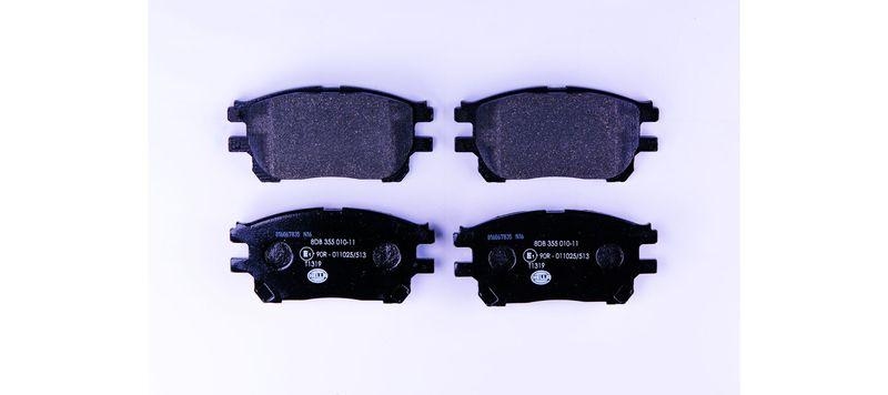 HELLA 8DB 355 010-111 Bremsbelagsatz, Scheibenbremsbelag f&uuml;r TOYOTA PREVIA