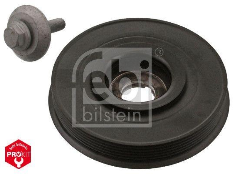 FEBI BILSTEIN 33784 Riemenscheibe (entkoppelt) für Kurbelwelle, mit Schraube für Peugeot