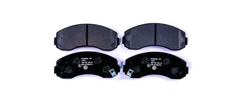 HELLA 8DB 355 010-131 Bremsbelagsatz, Scheibenbremsbelag f&uuml;r KIA