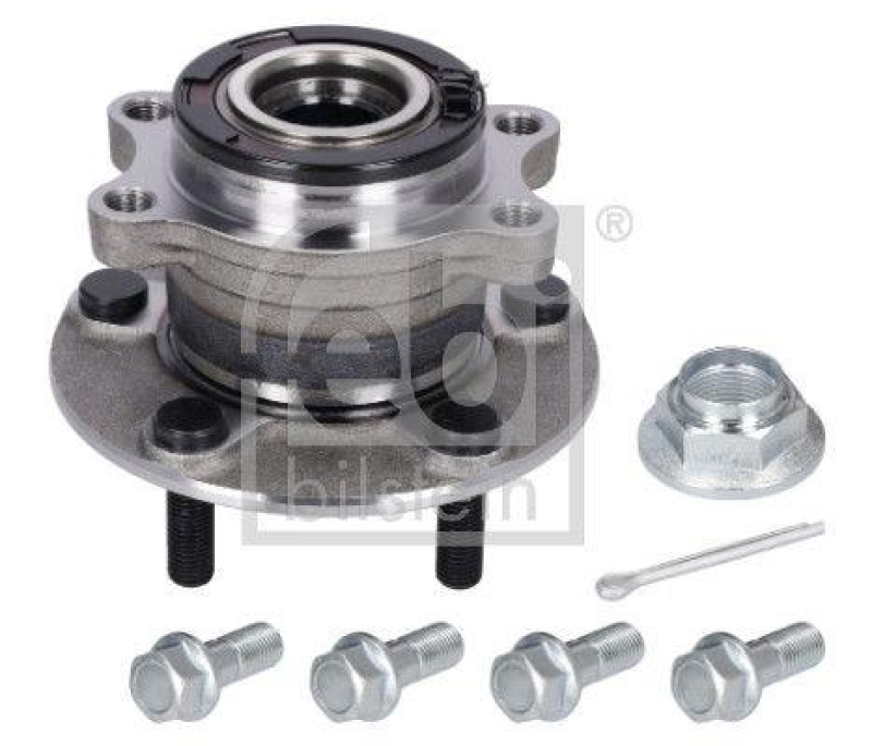 FEBI BILSTEIN 177385 Radlagersatz mit Radnabe und ABS-Impulsring für MITSUBISHI