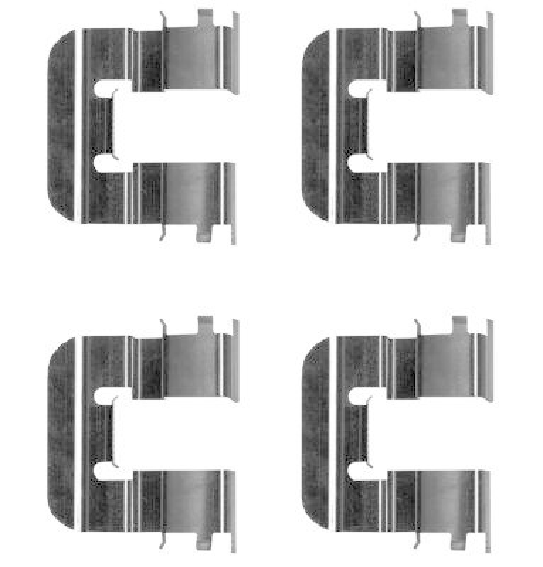 HELLA 8DZ 355 206-331 Zubeh&ouml;rsatz, Scheibenbrem