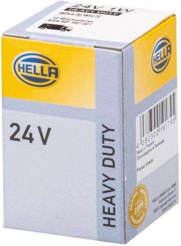 HELLA 8GA 007 997-021 Glühleuchte 24V W2x4,6d