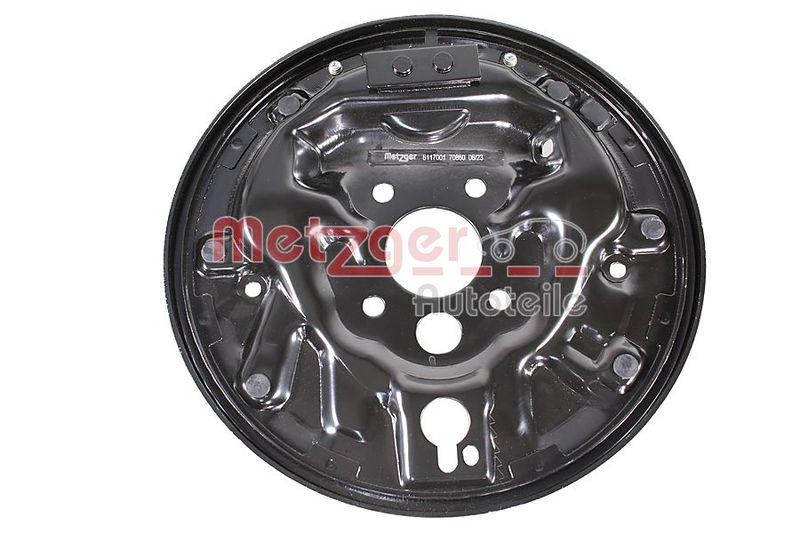 METZGER 6117001 Bremstr&auml;gerplatte f&uuml;r AUDI/VW HA links