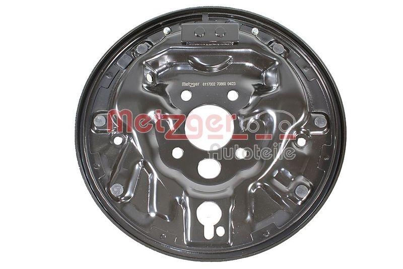 METZGER 6117002 Bremstr&auml;gerplatte f&uuml;r AUDI/VW HA rechts