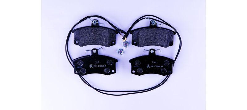 HELLA 8DB 355 010-341 Bremsbelagsatz, Scheibenbremsbelag f&uuml;r LADA