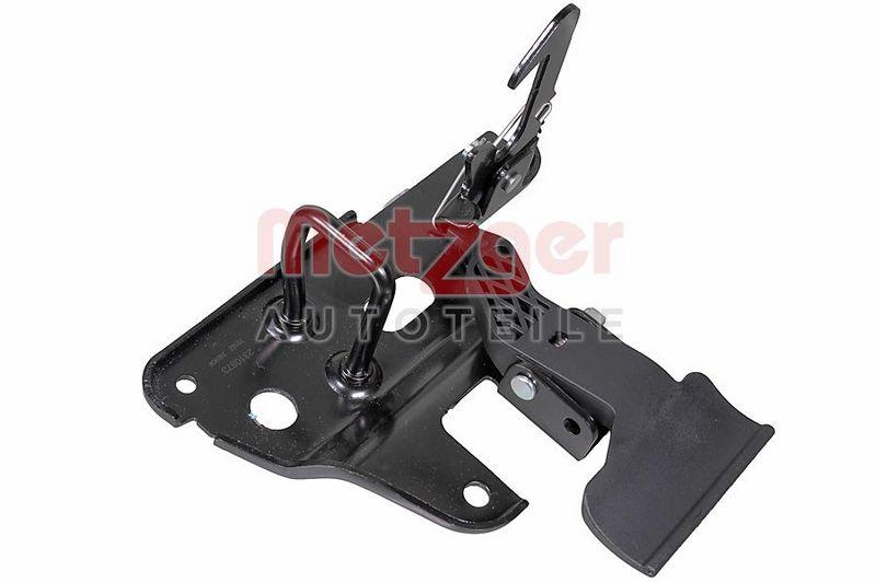 METZGER 2310873 Sicherungshaken, Motorhaubenschloss für AUDI