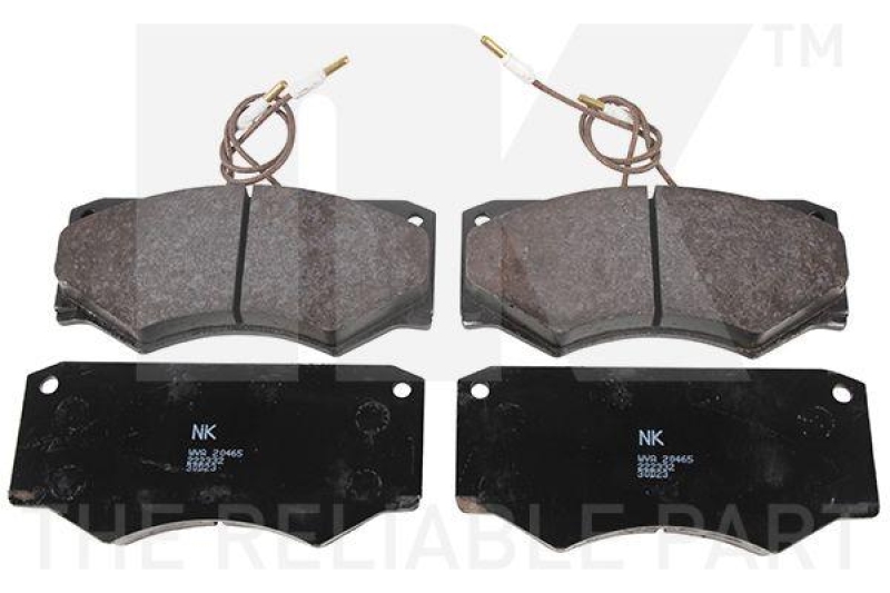 NK 222332 Bremsbelagsatz, Scheibenbremse f&uuml;r IVEVO