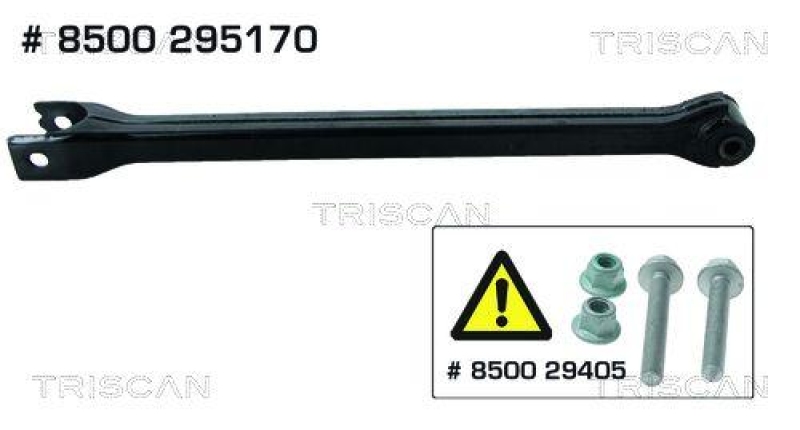 TRISCAN 8500 295170 Querlenker Hinterachse f&uuml;r Audi, Vw