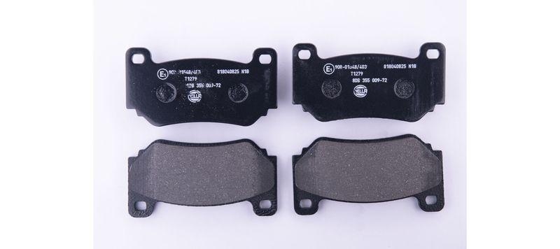 HELLA 8DB 355 009-721 Bremsbelagsatz, Scheibenbremsbelag für MG