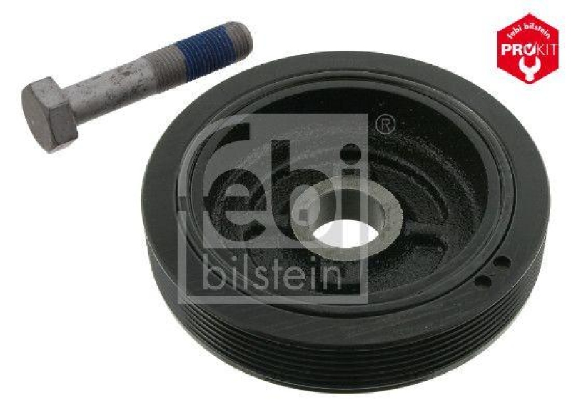 FEBI BILSTEIN 33790 Riemenscheibe (entkoppelt) für Kurbelwelle, mit Schraube für Peugeot