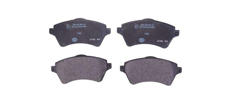 HELLA 8DB 355 009-761 Bremsbelagsatz, Scheibenbremsbelag f&uuml;r LANDROVER
