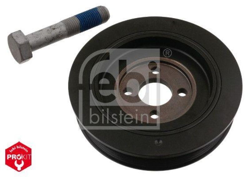 FEBI BILSTEIN 33794 Riemenscheibe (entkoppelt) für Kurbelwelle, mit Schraube für Peugeot