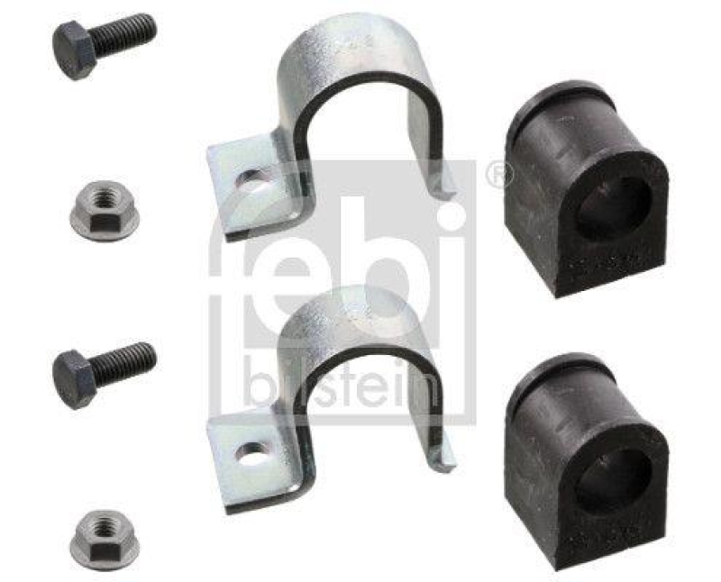 FEBI BILSTEIN 36701 Stabilisatorlagersatz mit Haltern und Schrauben f&uuml;r Mercedes-Benz