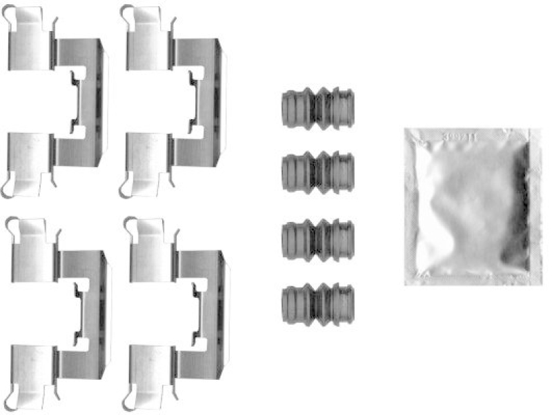 HELLA 8DZ 355 206-411 Zubeh&ouml;rsatz, Scheibenbrem
