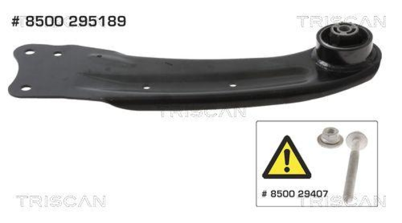 TRISCAN 8500 295189 Querlenker Hinterachse f&uuml;r Seat, Vw