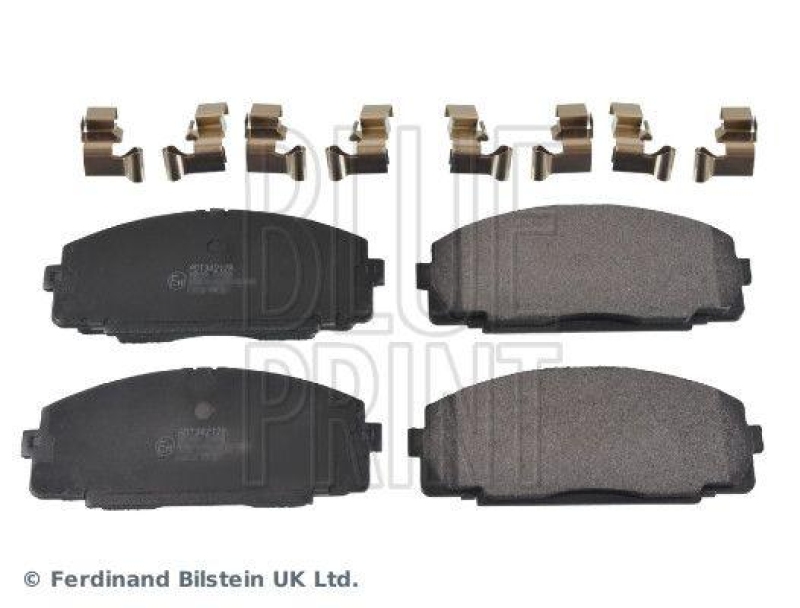 BLUE PRINT ADT342128 Bremsbelagsatz mit Befestigungsmaterial f&uuml;r TOYOTA