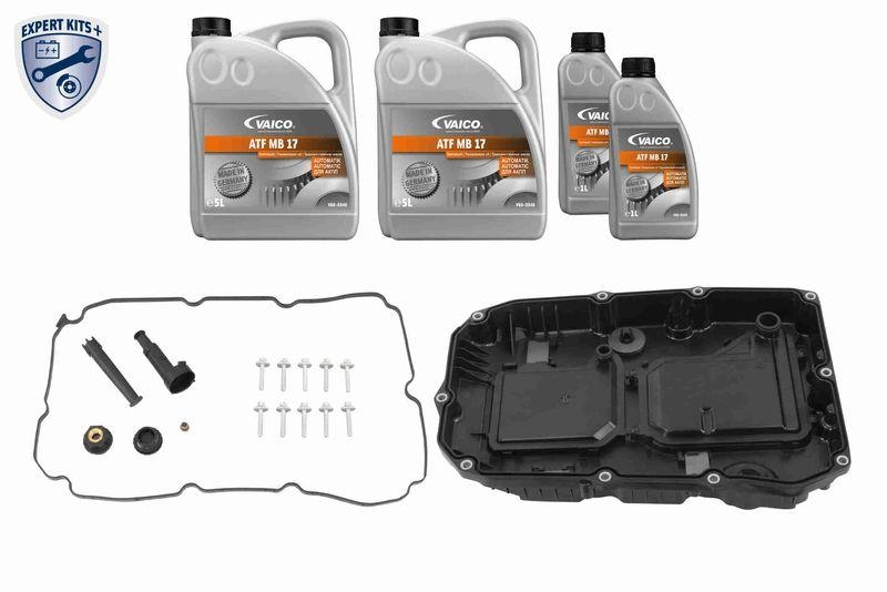 VAICO V30-4427-xxL Teilesatz, Automatikgetriebe-&Ouml;lwechsel 9-Gang (9G-Tronic, 725.0) mit Filter, Mi f&uuml;r MERCEDES-BENZ