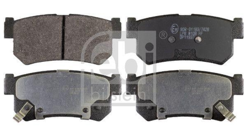 FEBI BILSTEIN 170638 Bremsbelagsatz f&uuml;r SSANGYONG