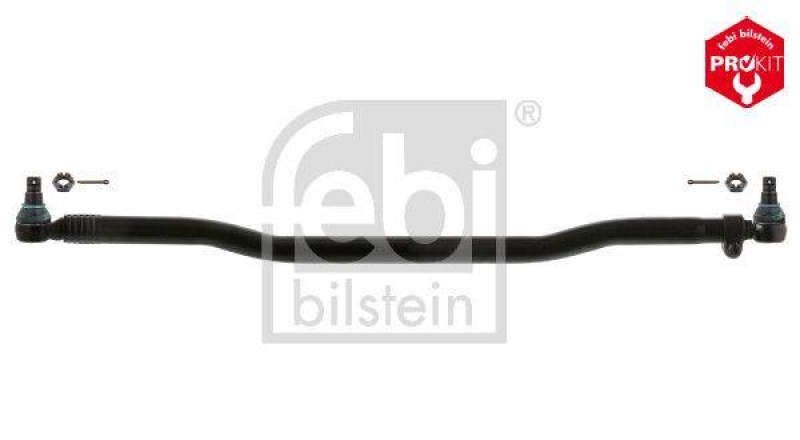 FEBI BILSTEIN 45486 Spurstange mit Kronenmutter und Splint für Iveco