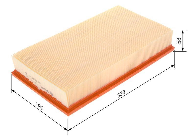 BOSCH 1 457 433 699 Luftfilter