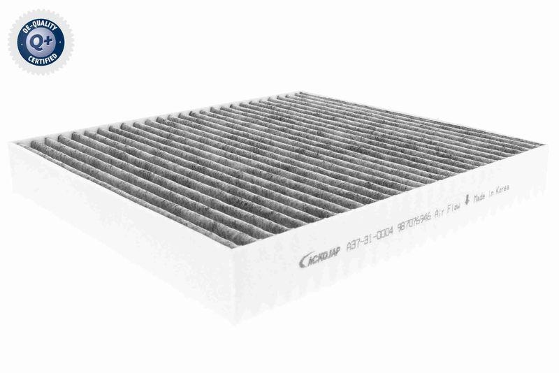 ACKOJA A37-31-0004 Filter, Innenraumluft Textil, Aktivkohle für MITSUBISHI