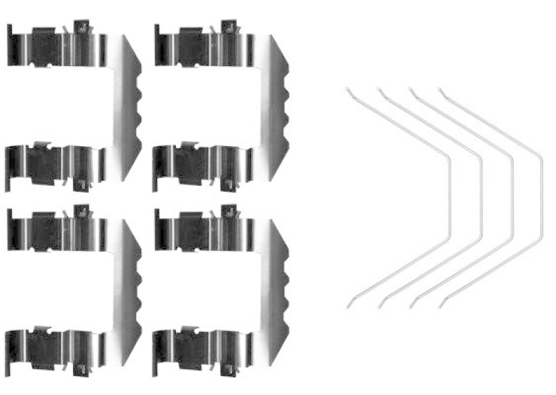 HELLA 8DZ 355 206-461 Zubeh&ouml;rsatz, Scheibenbrem