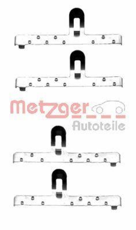 METZGER 109-1048 Zubeh&ouml;rsatz, Scheibenbremsbelag f&uuml;r SEAT/VW