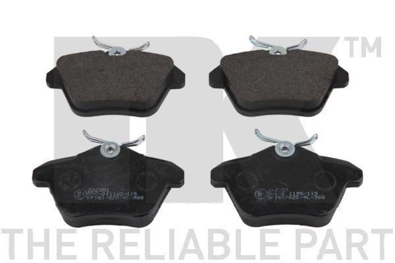 NK 222351 Bremsbelagsatz, Scheibenbremse f&uuml;r ALFA ROMEO, LANCIA