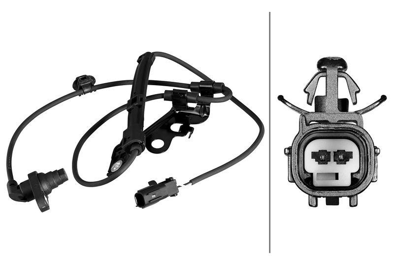 HELLA 6PU 358 218-711 Sensor, Raddrehzahl