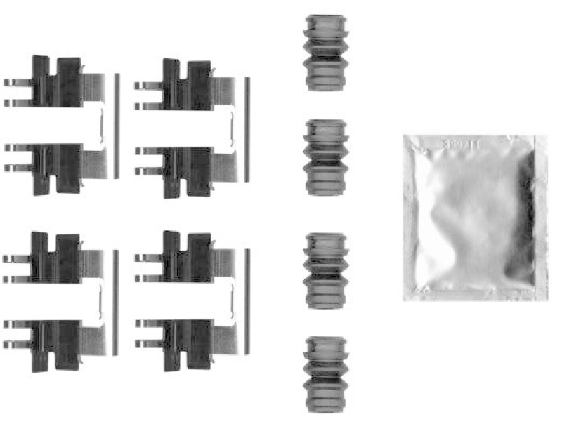 HELLA 8DZ 355 206-531 Zubeh&ouml;rsatz, Scheibenbrem
