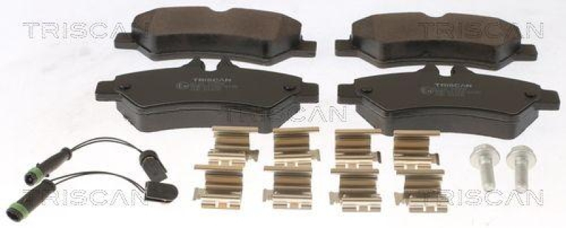 TRISCAN 8110 10558 Bremsbelag Hinten für Mercedes, Vw
