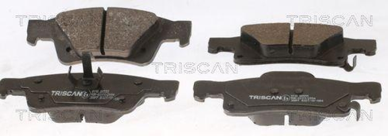 TRISCAN 8110 80555 Bremsbelag Hinten f&uuml;r Jeep