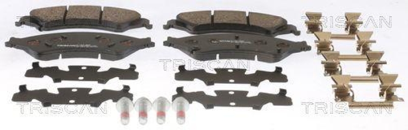TRISCAN 8110 80558 Bremsbelag Vorne f&uuml;r Ford